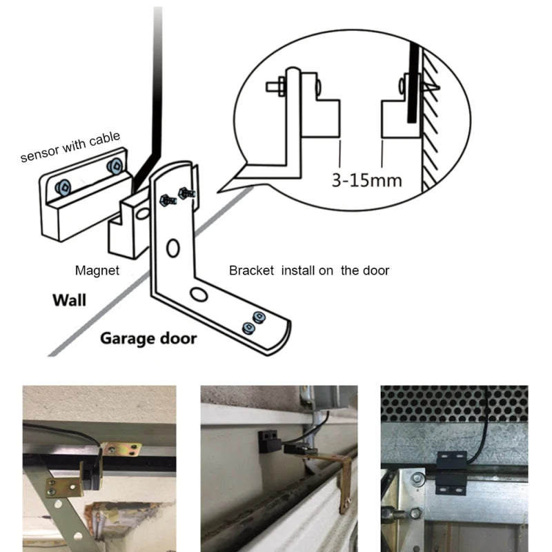 Tuya Smart life Garage Door Opener Wifi Switch ewelink APP Control Audio Password Control Real Time Monitor Work With Alexa Siri