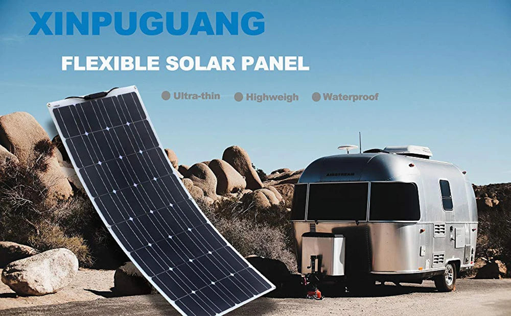 Solar panel kit Flexible Module 18V 120W 240w 360w 480w 600w 720w 12V or 24v photovoltaic for Motorhome Battery  Home Charger