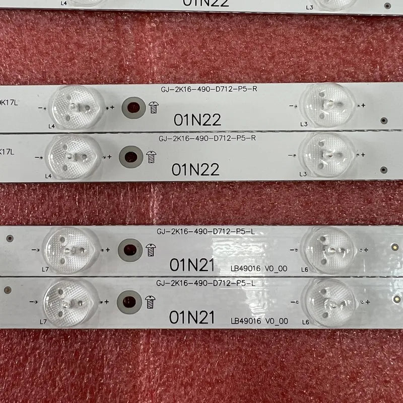 LED strip for 49PUT6401/12 49PUS6432 49PUS6401 49PUH6101 49PUS6561 49PUS6501 49PUS7502/12 01N21 01N22-A TPT490U2-EQLSJA.G