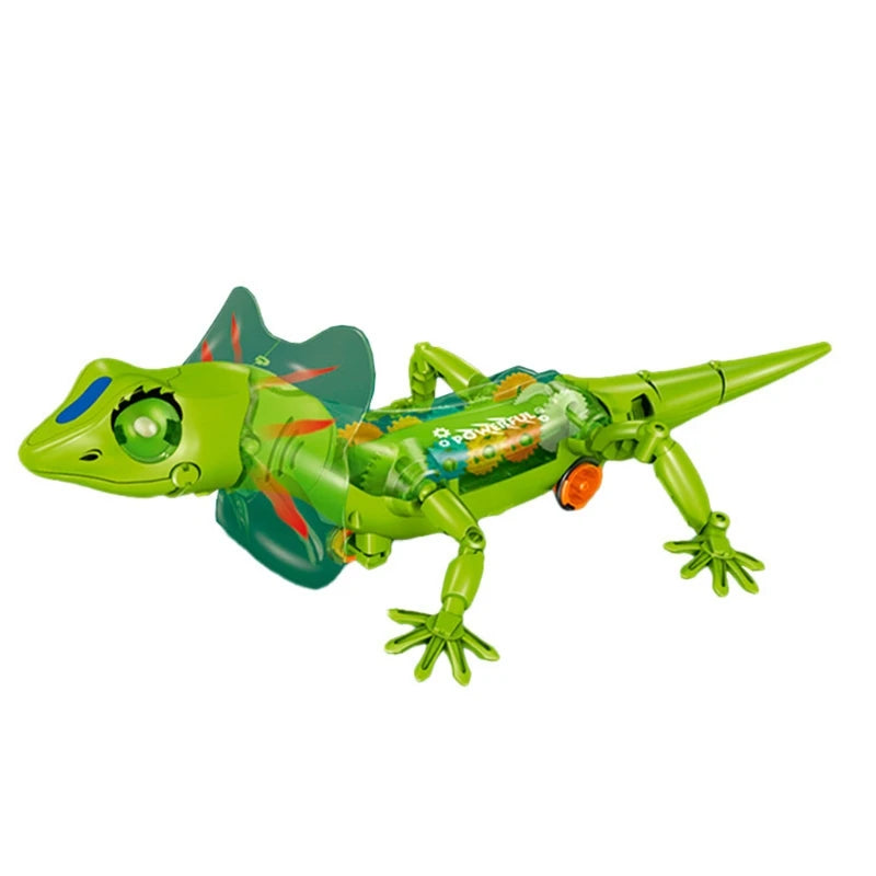 Electronic Pets Lizard Walking Electronic Animal Baby Crawling Friend Interactive Robotic Model Sounds Lights Children Toys