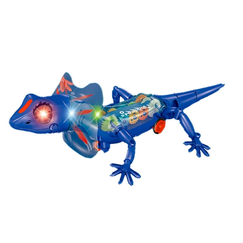 Electronic Pets Lizard Walking Electronic Animal Baby Crawling Friend Interactive Robotic Model Sounds Lights Children Toys