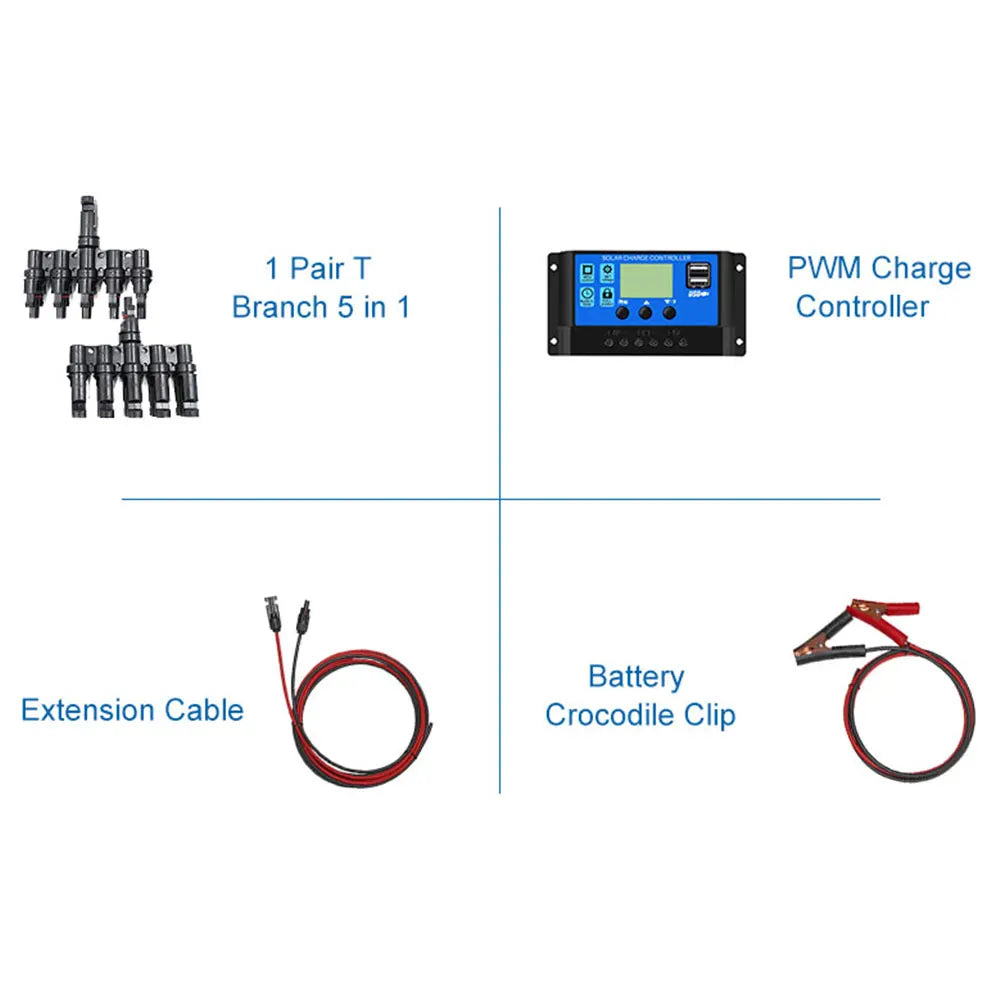 Bendable Solar Panel Accessories and Solar Panel System ETFE 100w 200w 300w 400w 500w 600w
