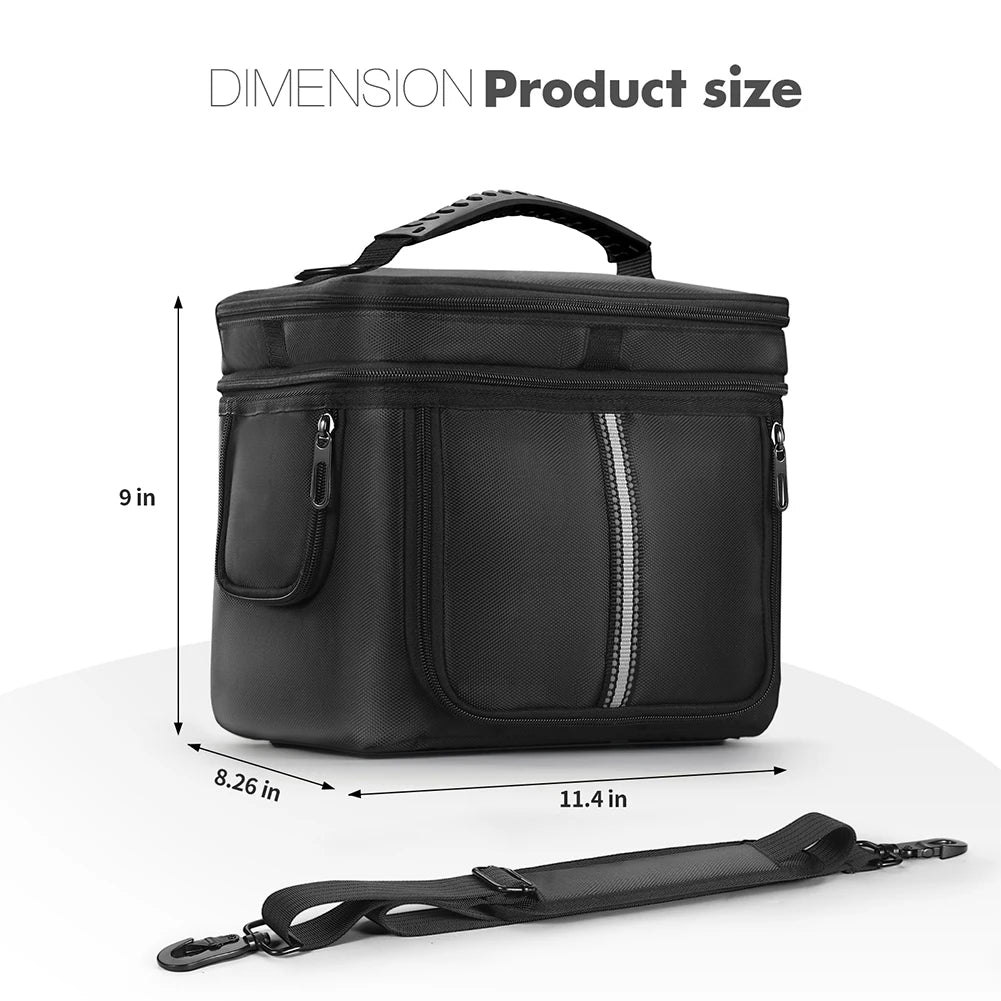 Portable Travel Case Waterproof Power Station Storage Case Protective Storage Bag for BLUETTI Solar Generator EB3A 268Wh LiFePO4