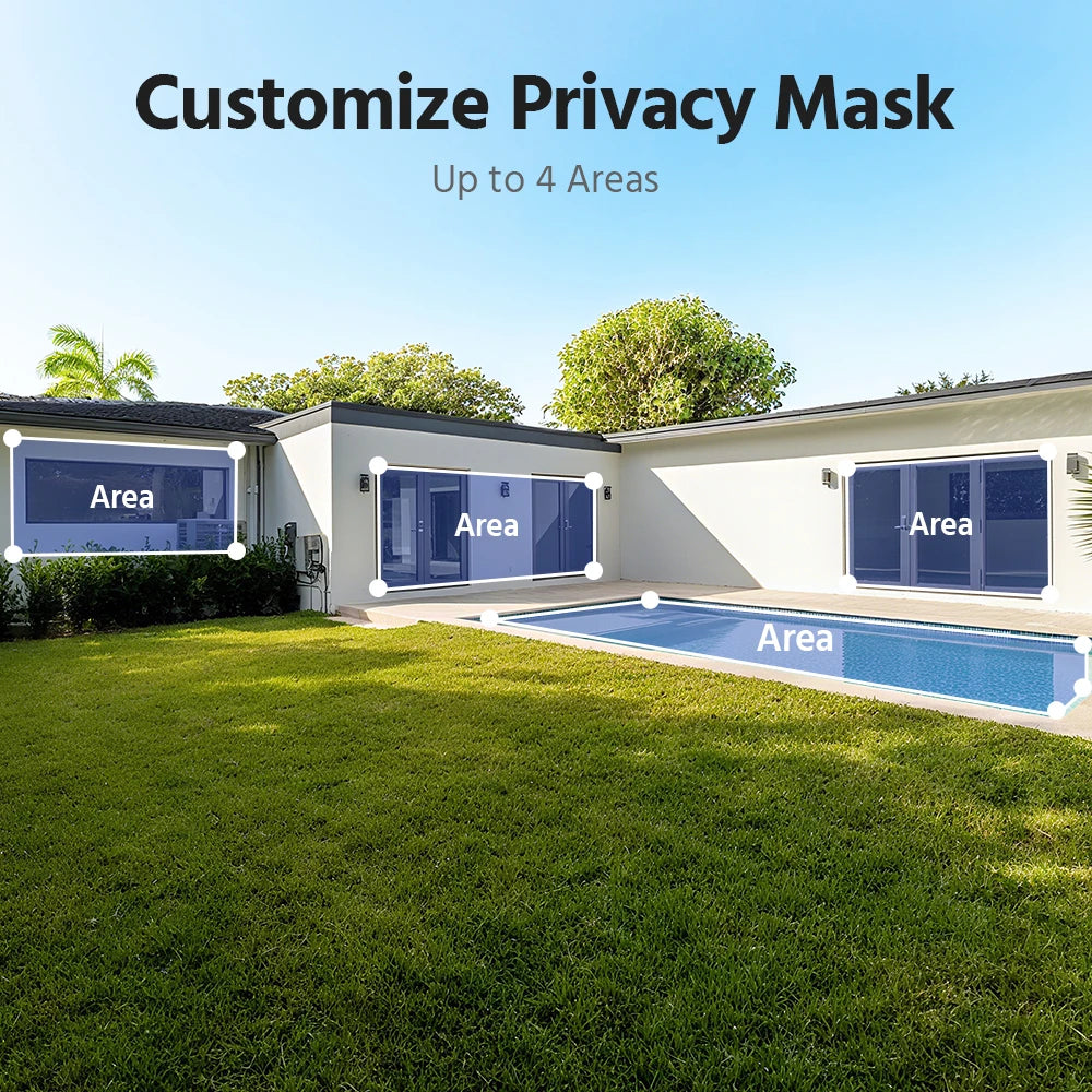 Annke 4MP solar security cameras 4CH Wireless NVR 4mm color night vision camera Audio 2.4G 5.8G dual-band WiFi IP Camera Outdoor
