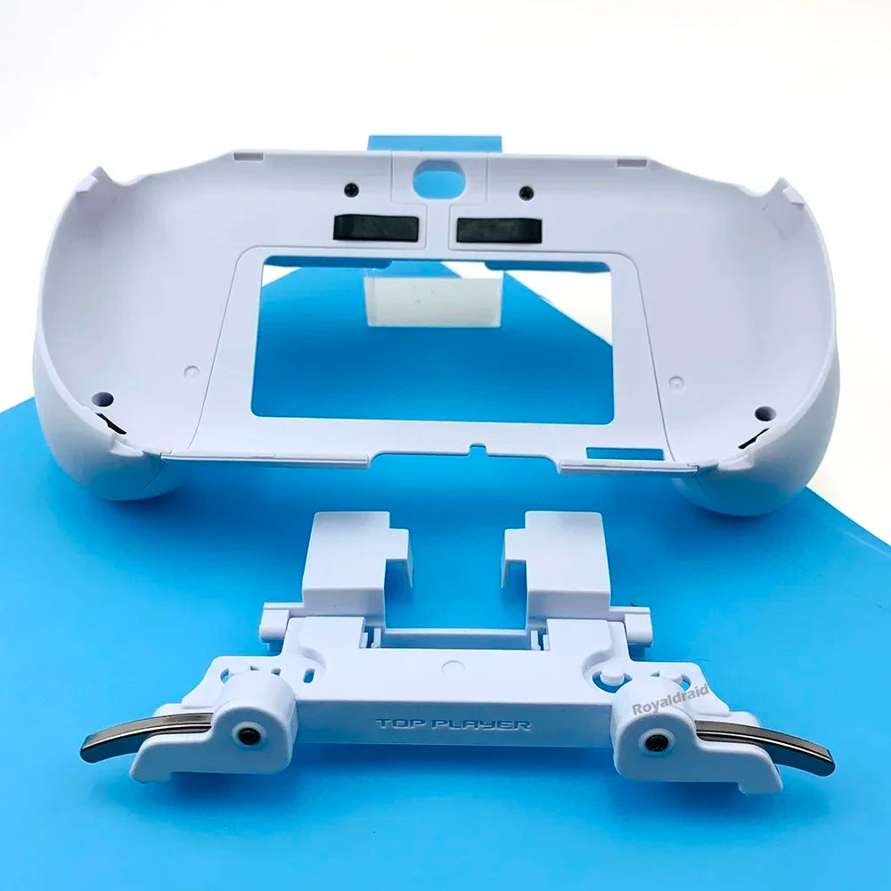 Gamepad Hand Grip Joystick Stand Shell Case Protect with L2 R2 Trigger Button For PS VITA 2000 PSV 2000 Slim + Front L2 R2 Kits