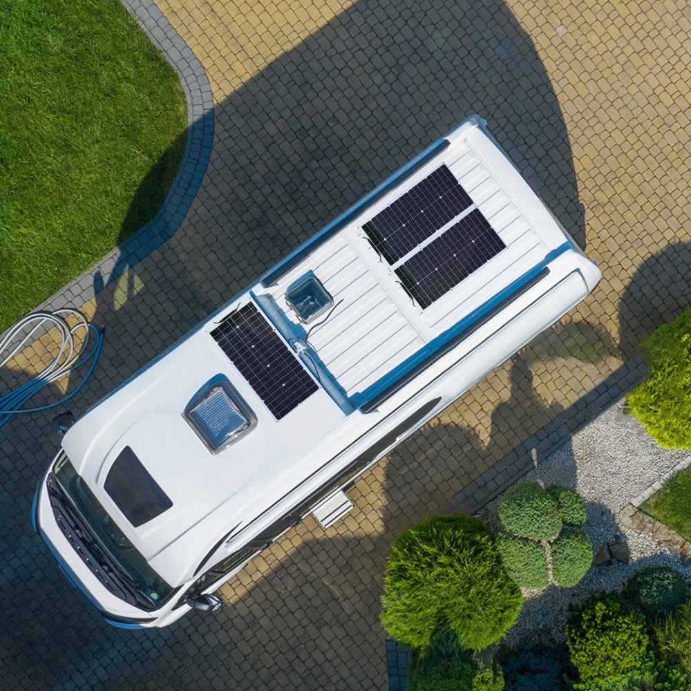 19.8V 50 Watt Flexible Solar Panel 12V 50W Solar Cell Power Generation System Waterproof  Panels For Car/RV/Yacht Battery Charge