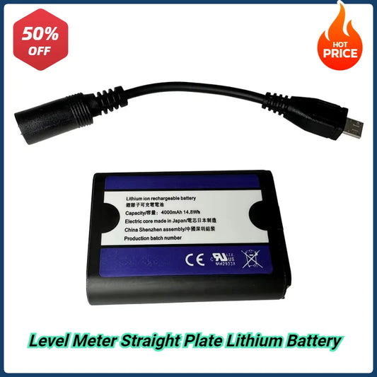 Rechargeable Battery for Bestwe 3D Level Meter Straight Plate Lithium Battery Laser 8 Line 12 Line Wall Sticker