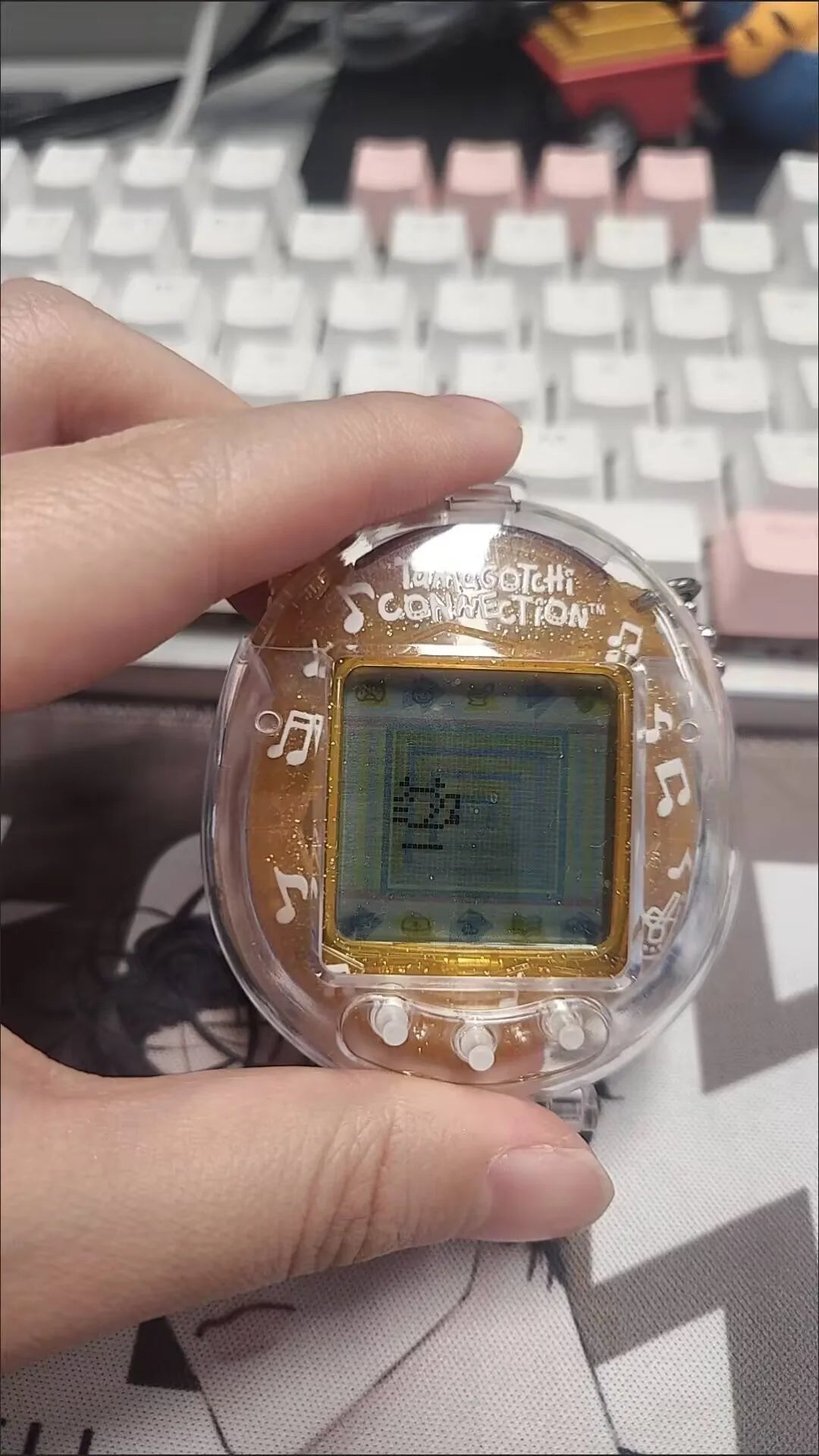 Original Bandai Reproduction Series Yuanzu Machine Pendant Classic Childhood Memories Toy Kids Birthday Gifts