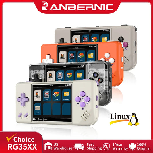 ANBERNIC RG28XX Handheld Game Console 2.83'' IPS Screen HDMI Output Portable Video Player Ebook Reader Game Player Gift Mini A30