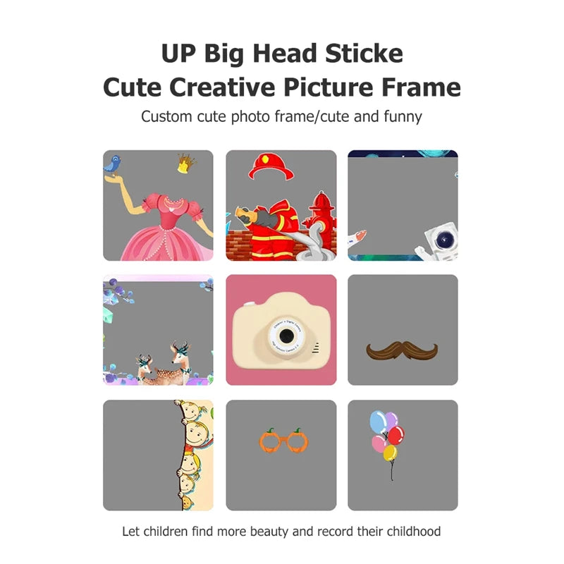 Kids Camera Digital Dual Camera HD 1080P Video Camera Toys Mini Cam Color Display Children Birthday Gift Kids Toys For Kids