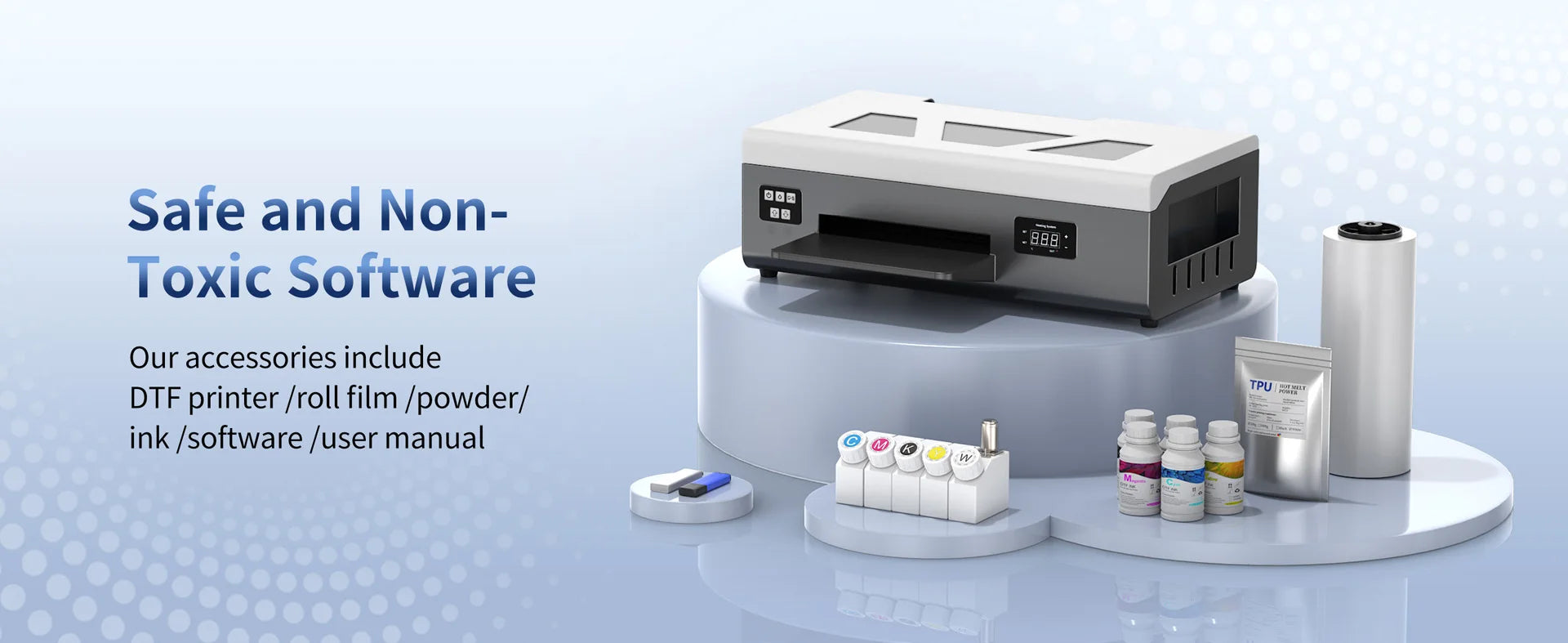 A4 DTF Printer L805 a4 dtf transfer printer for Epson l805 dtf printer bundle A4 t shirt printing machine with A4 dtf oven kits