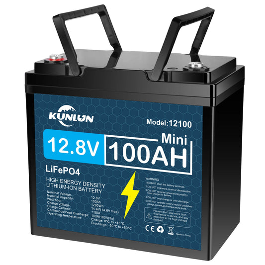 12V LiFePO4 Battery 30Ah 60Ah100Ah 120Ah 12.8V Lithium Iron Phosphate Batteries Pack 5000 Cycles RV Cart Boat Solar Battery