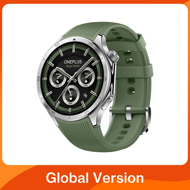 Global Version OnePlus Watch 3 Smart Watch 1.50inches LTPO  AMOLED Display Snapdragon W5 Processor Dual Frequency GPS Wear OS