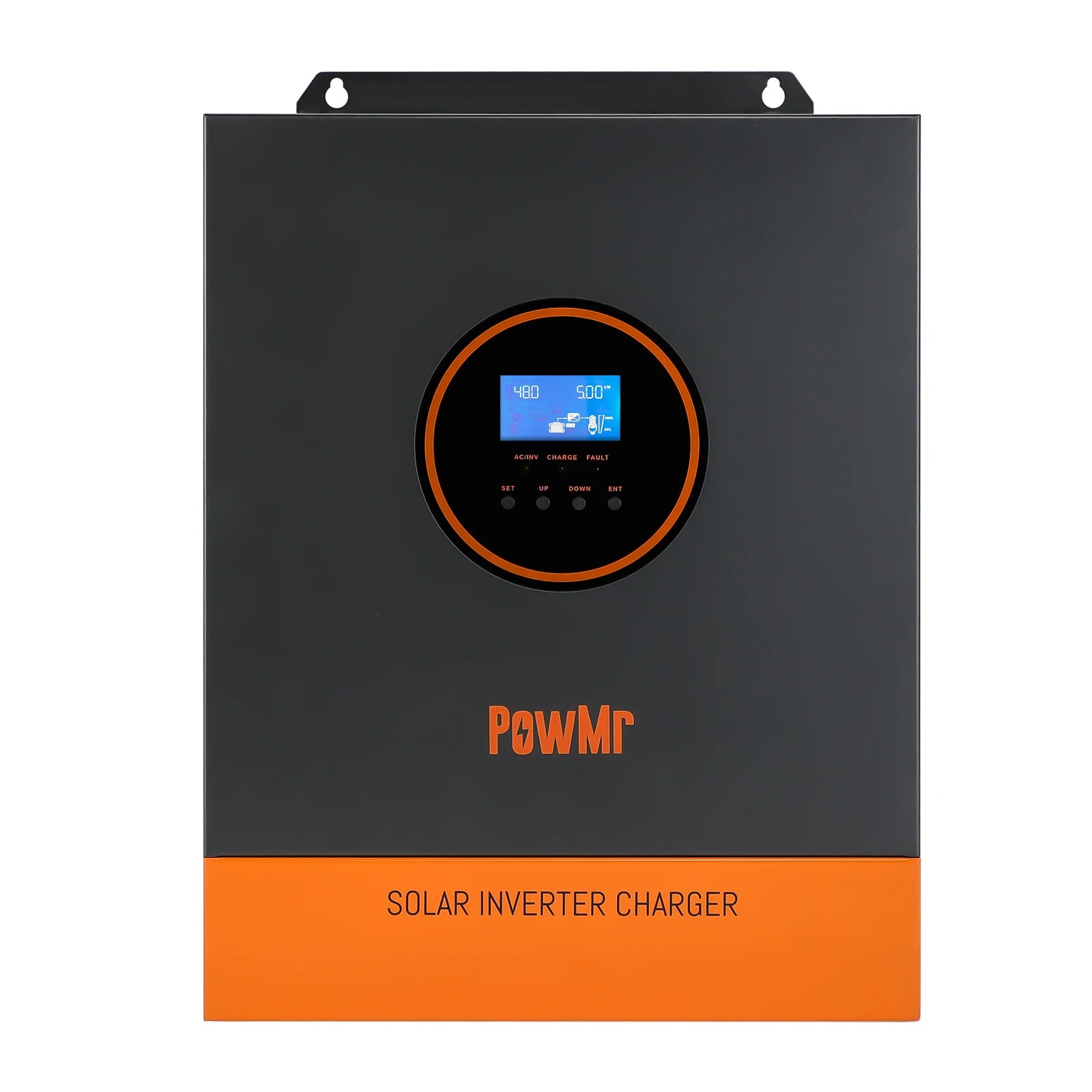 PowMr 5000W 48V 110/120VAC Output MPPT Hybrid Solar Inverter PV 500VDC With MPPT 80A Charger Controller Support Lithium Battery