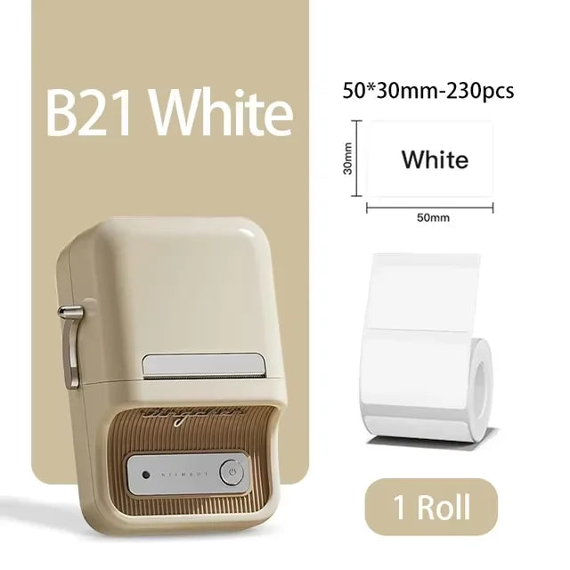 Niimbot B21 Mini Portable Thermal Printer Self-adhesive Label Printer Portable Inkless
