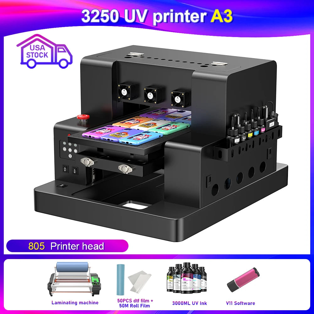 OYfame US EU Stock A3 A4 DTF Printer impresora UV dtf A3 For Epson XP600 T shirt Printing Machine A3 For L805 UV DTF Printer A3