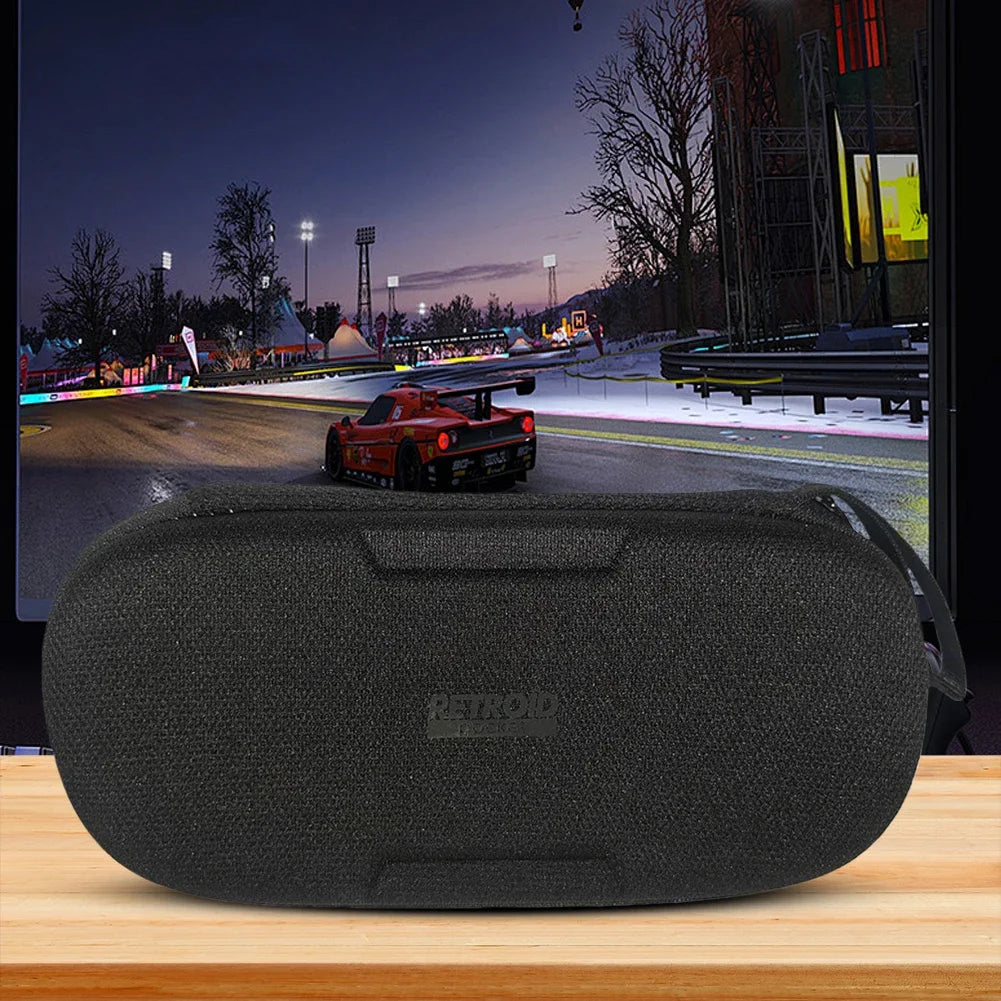 Protable Carrying Case Shockproof Travel Protective Case with Mesh Pocket Travel Carrying Bag for Retroid Pocket 5 Game Console