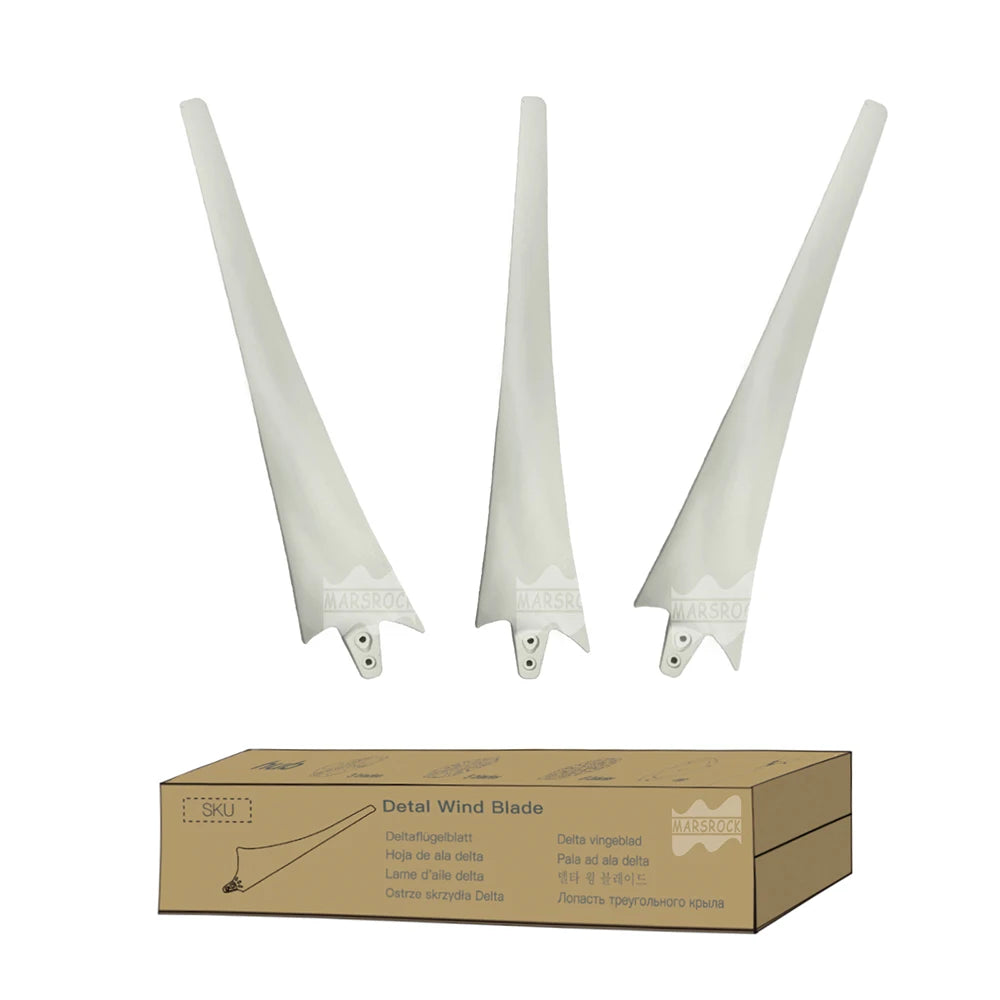 High Strength Carbon Fiber Wind Turbine Blades and 3 5 6 Wheel Hub Accessories, DIY Horizontal Wind Turbine Windmill Assembly