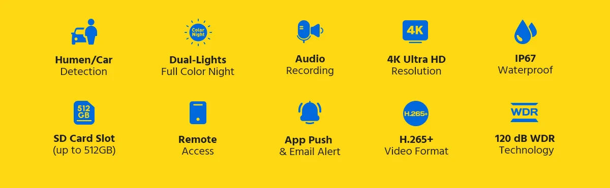 ANNKE 4K 8CH POE Network Video Surveillance System NVR Recorder With 8PCS 4PCS 8MP Audio Recording Security Ip Camera