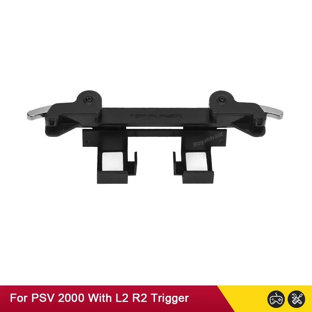 Gamepad Hand Grip Joystick Stand Shell Case Protect with L2 R2 Trigger Button For PS VITA 2000 PSV 2000 Slim + Front L2 R2 Kits