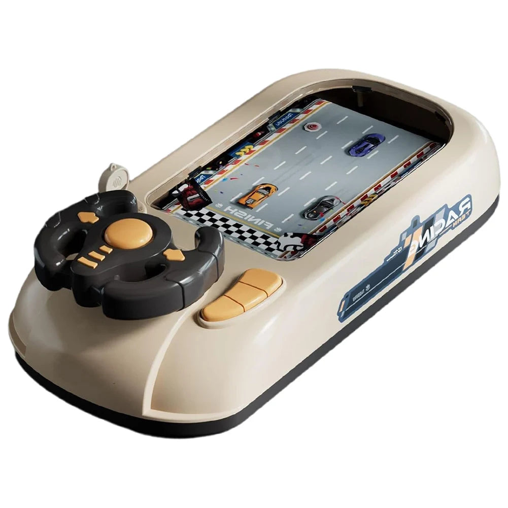 Driving Simulator with Music & Vehicle Sound Effects Interactive Simulation Driving Steering Wheel Toy Car Racing Adventure Game
