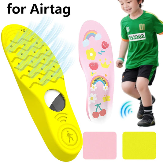For Airtag Anti Loss Locator Insoles Protective Cover Comfortable Securely Mounted Hidden Tracking Devise Holder for Kids Elder