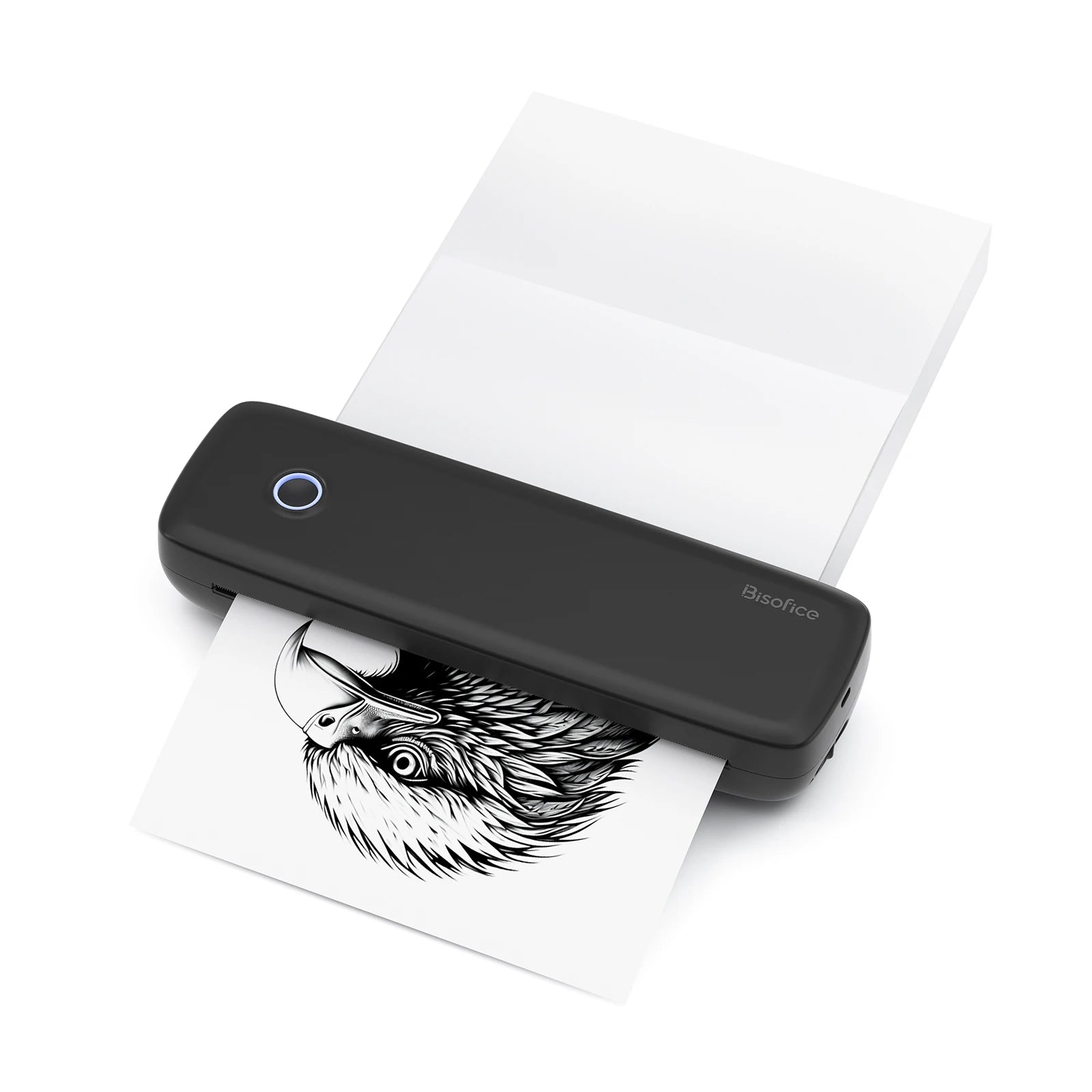 L81 A4 Thermal Printer Portable Printers Wireless Multi Size Versatile Mobile Thermal Printer 304DPI Study Office Work Tools