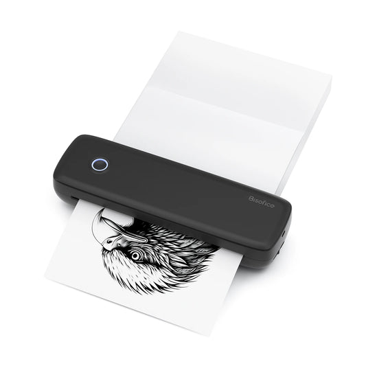 L81 A4 Thermal Printer Portable Printers Wireless Multi Size Versatile Mobile Thermal Printer 304DPI Study Office Work Tools