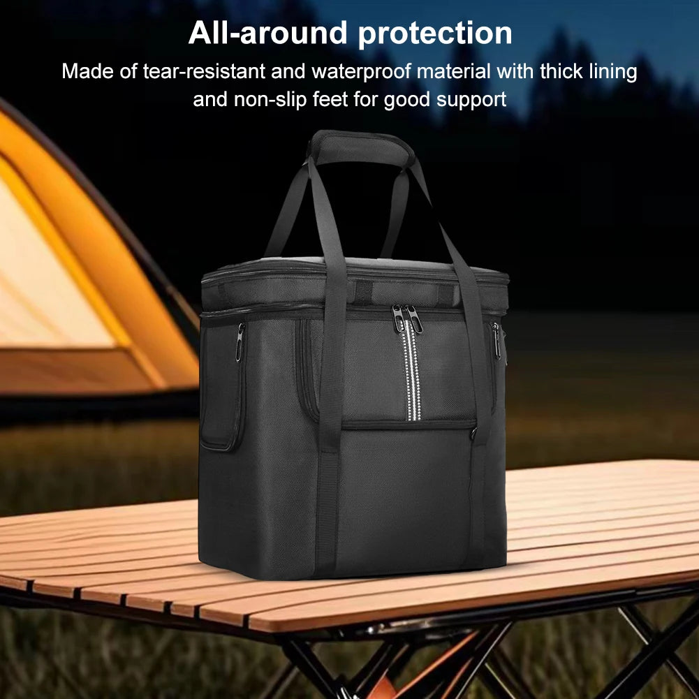 Carrying Case for BLUETTI Portable Power Station AC180 Bag Waterproof Anti-drop with Shoulder Strap & Handle Protective Case