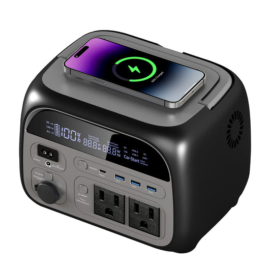 CTOLITY AP400 345WH 500W Portable Power Station 108000mAh Camping Lifepo4 PowerBank Portable Backup Generator UPS Home RV