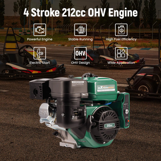 Gasoline Engine Motor OHV 7HP 212cc Electric Start Water Pump Pressure Washer