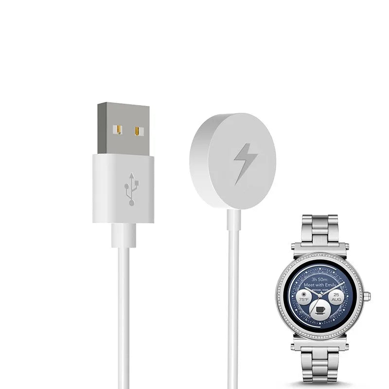 Fast Charging Cable Smart Watch Charger For Michael Kors Access Sofie Bradshaw Grayson Wireless Charger For Fossil Gen 2 Gen 3