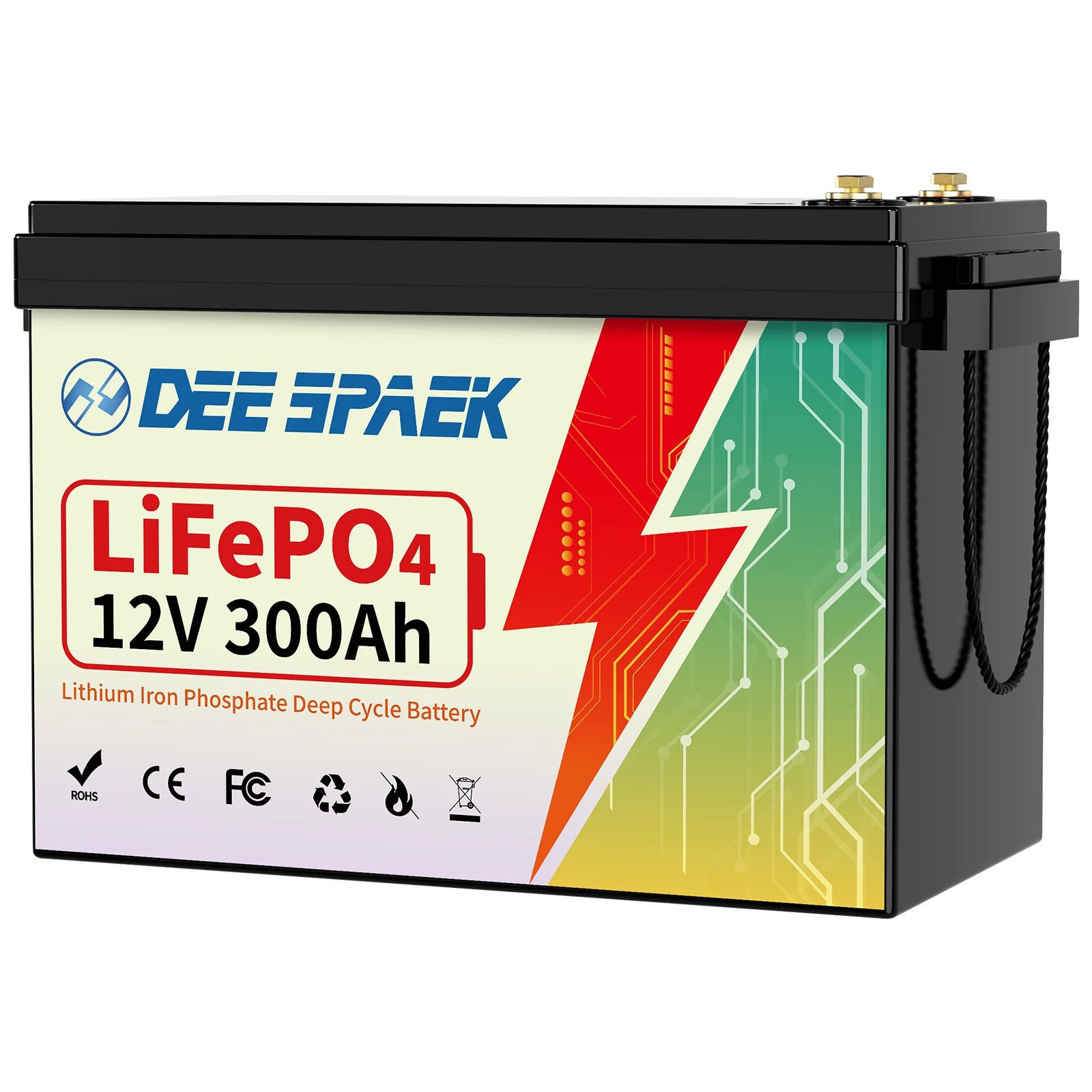 12V 300Ah LiFePo4 Lithium Battery With BMS 8000+ Cycles For RV Campers Off-Road Off-Grid 300Ah 12.8V LiFePO4 Battery Pack Stock
