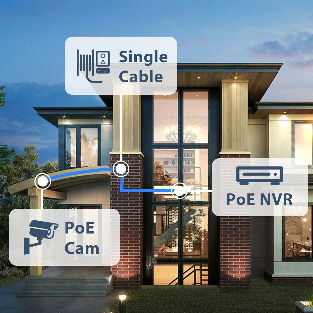Vikylin Hikvision compatible 8MP 5X Zoom PTZ IP Camera with 2-Way Audio MD2.0 IP66 Outdoor Video Surveillance Camera Onvif CCTV