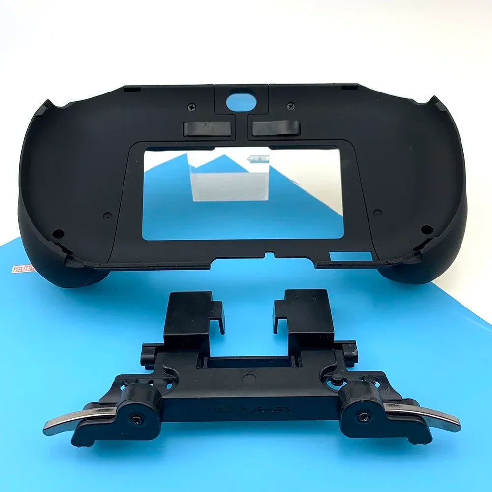 Gamepad Hand Grip Joystick Stand Shell Case Protect with L2 R2 Trigger Button For PS VITA 2000 PSV 2000 Slim + Front L2 R2 Kits