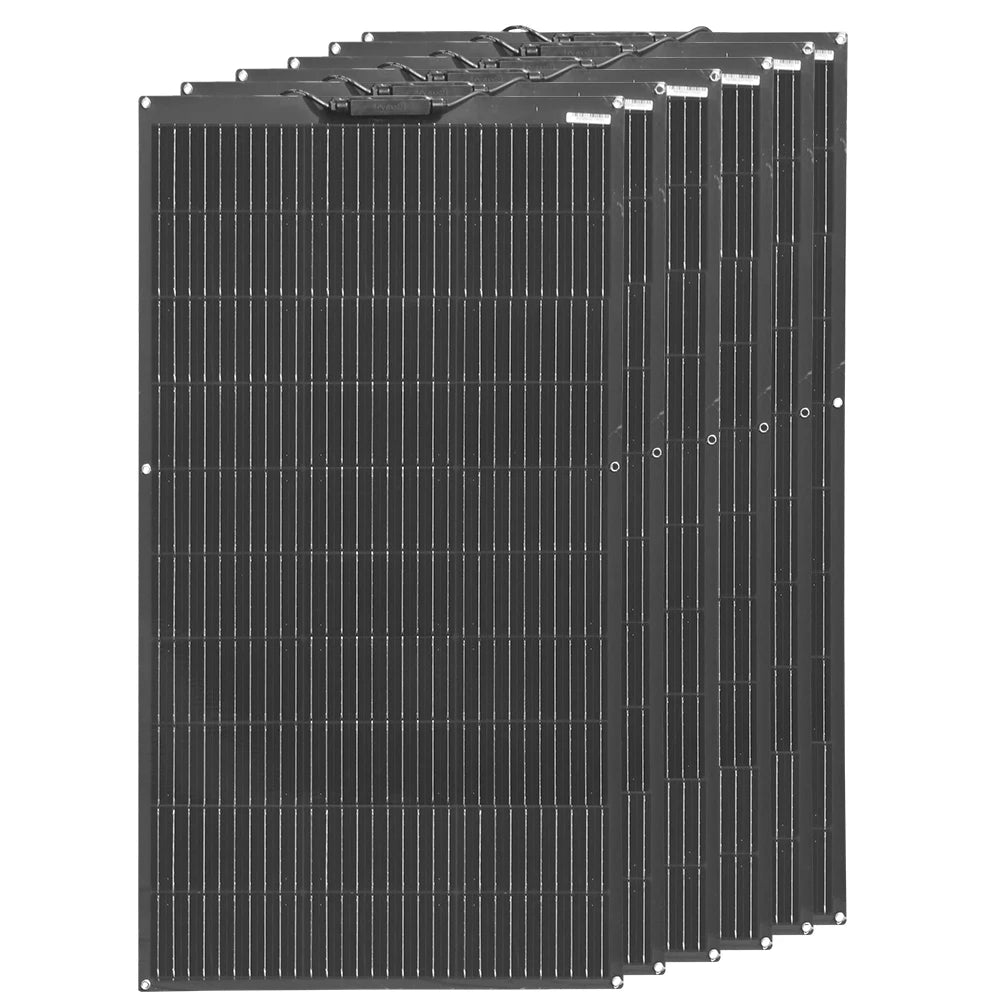 XINPUGUANG Flexible Solar Panel OR Monocrystalline Solar Battery Charger Kit Off- Grid System 1000W, 600W,400W,200W,100W