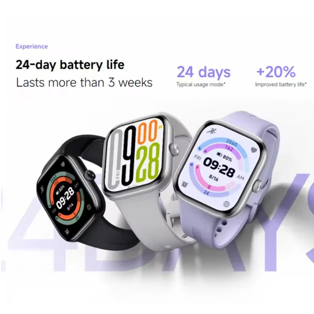 Xiaomi Redmi Watch 5 Global Version 2.07" 60Hz AMOLED Screen Built-in GNSS Bluetooth Call 150+ Sports Modes 24 Days Battery Life