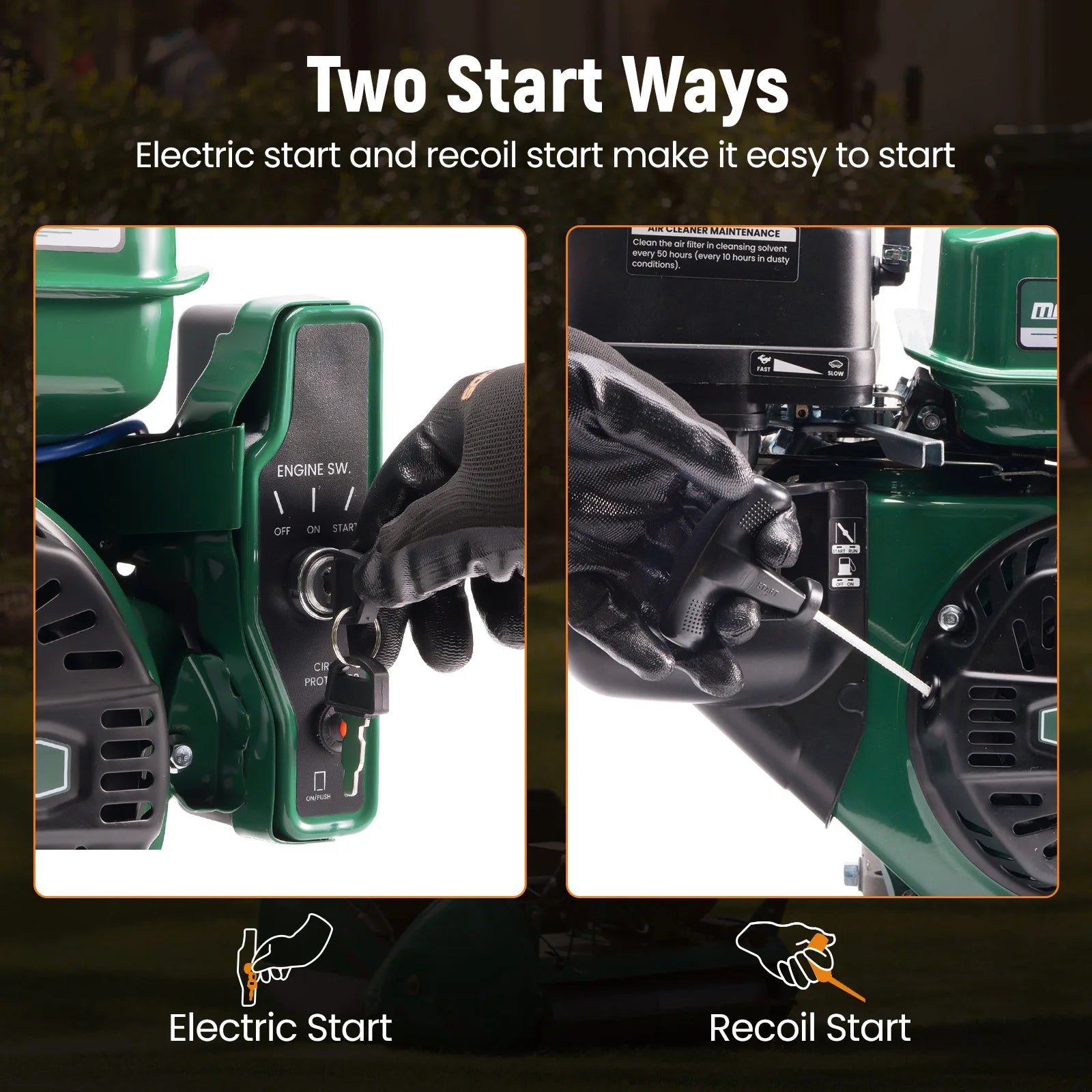 Gasoline Engine Motor OHV 7HP 212cc Electric Start Water Pump Pressure Washer