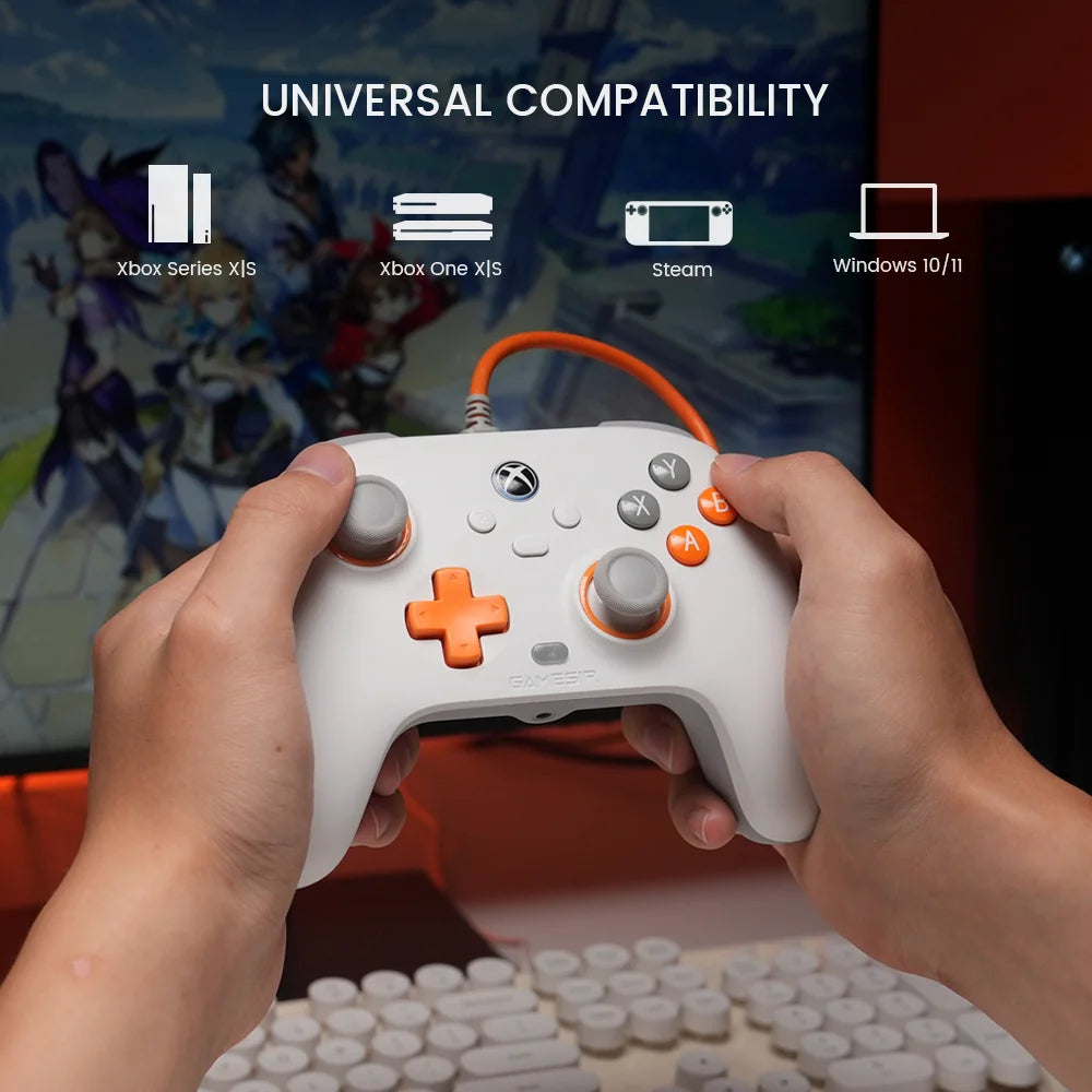 GameSir T7 Wired Xbox Controller for Series X/S & Xbox One | Hall Effect Joysticks & Triggers, Plug-and-Play Gaming