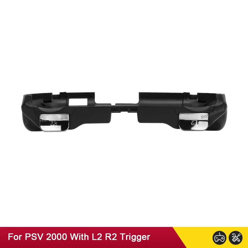 Gamepad Hand Grip Joystick Stand Shell Case Protect with L2 R2 Trigger Button For PS VITA 2000 PSV 2000 Slim + Front L2 R2 Kits