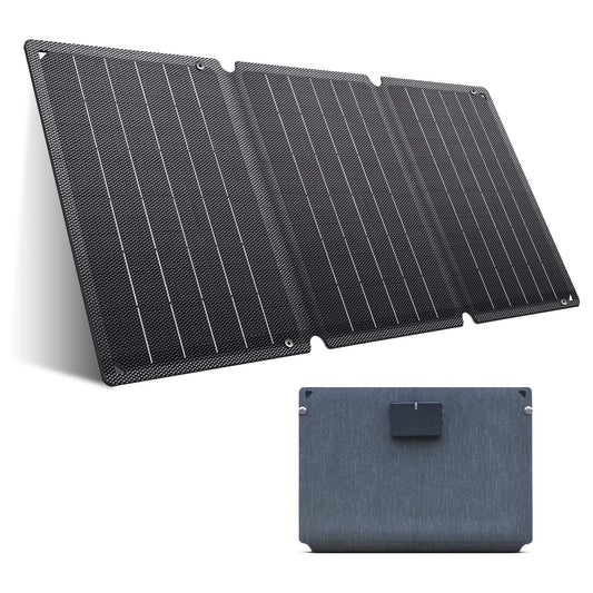 CTOLITY Solar Panel Portable Foldable Waterproof Charger Solar Phone Charger for Travel Iphone Camping Hiking Travel Powerbank