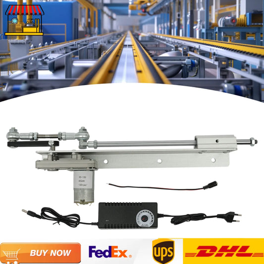 DC24V Mini Telescopic Linear Actuator 3-15CM Adjustable Telescopic Rocker Actuator| M8 Thread