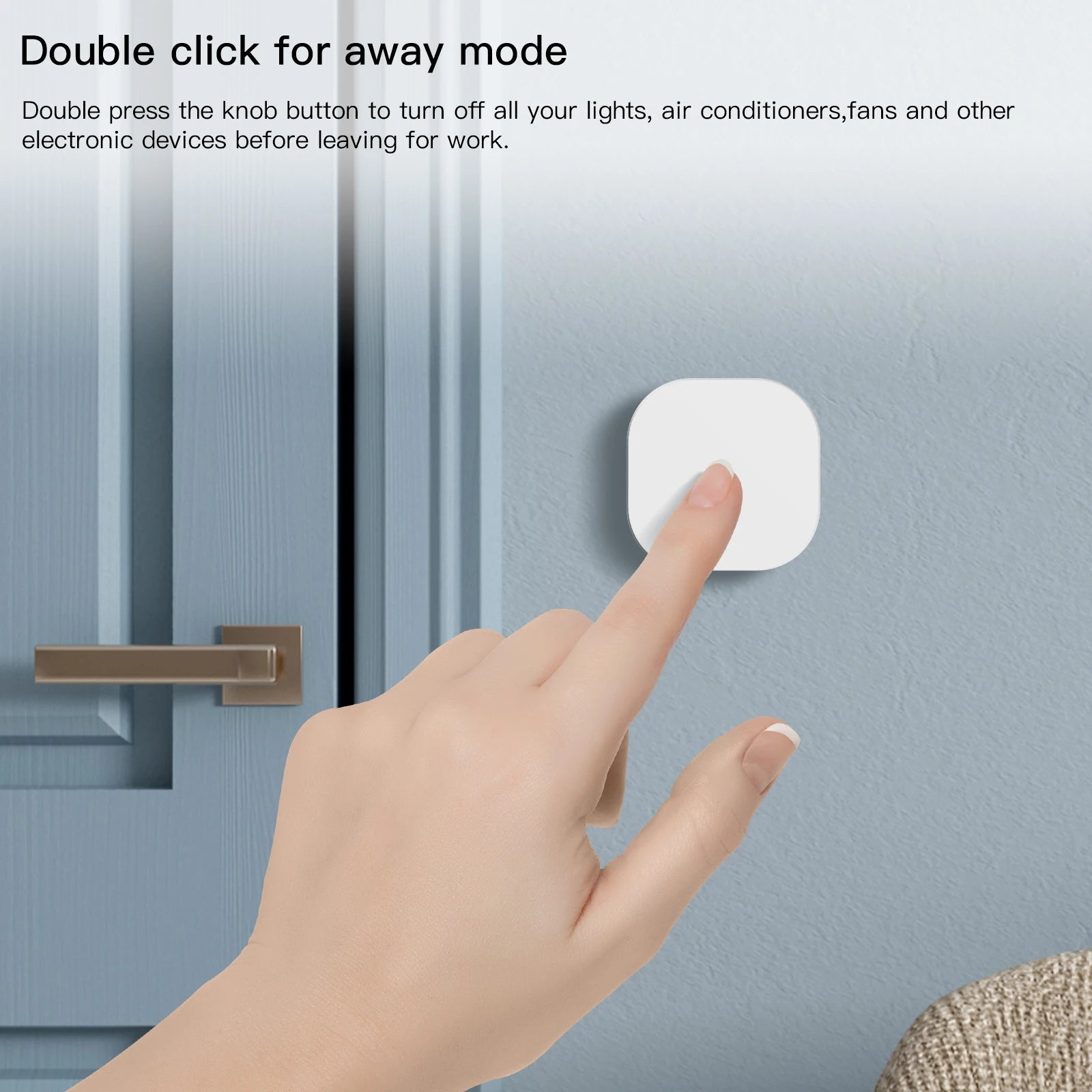 Tuya ZigBee Smart Key Switch Wireless Remote Control Key Controller Multi-scene Linkage Smart Switch Battery Powered Automation