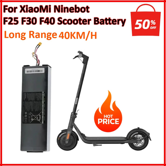 5200/7800/10500mAh 36V Battery For Xiaomi Ninebot F20 F25 F30 F40 Electric Scooter Accessories Lithium Ion Battery Accessories