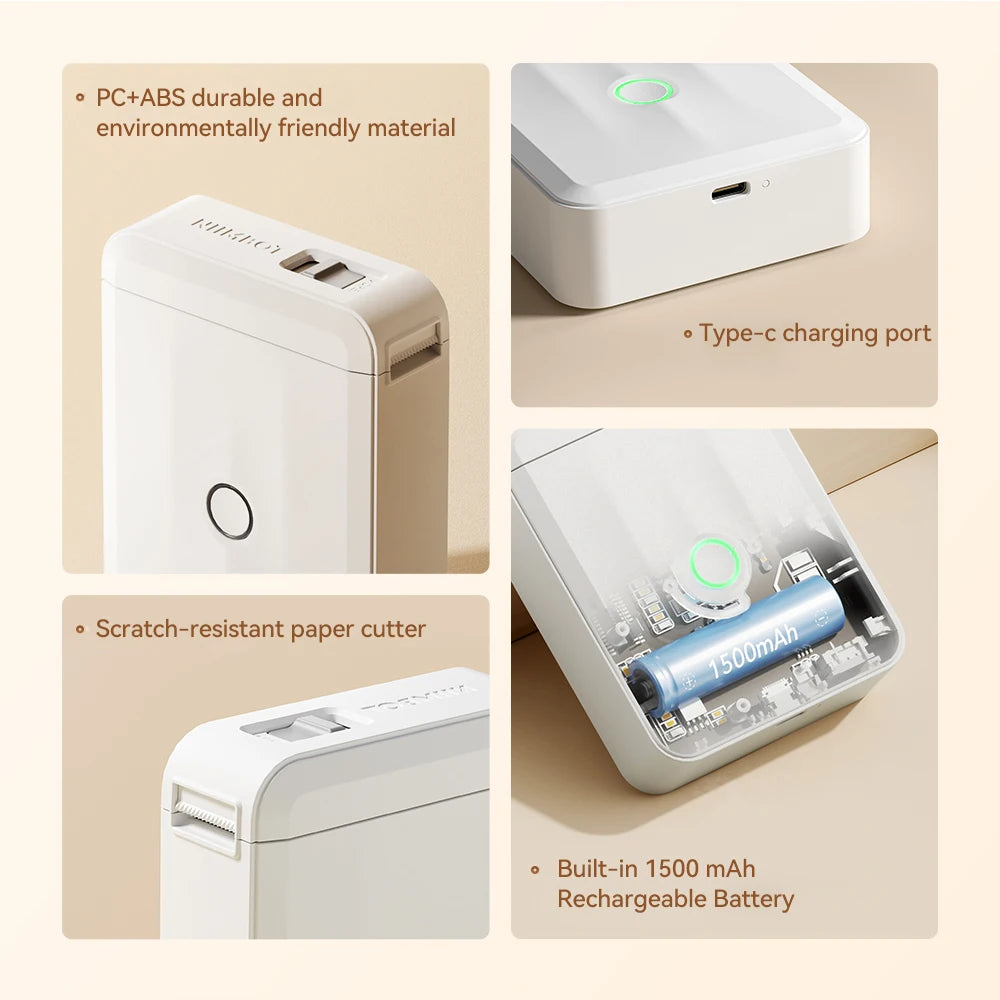 Niimbot D11/D110 Label Maker Wireless Pocket Self-Adhesive Name Tag Sticker Printer for Home Office