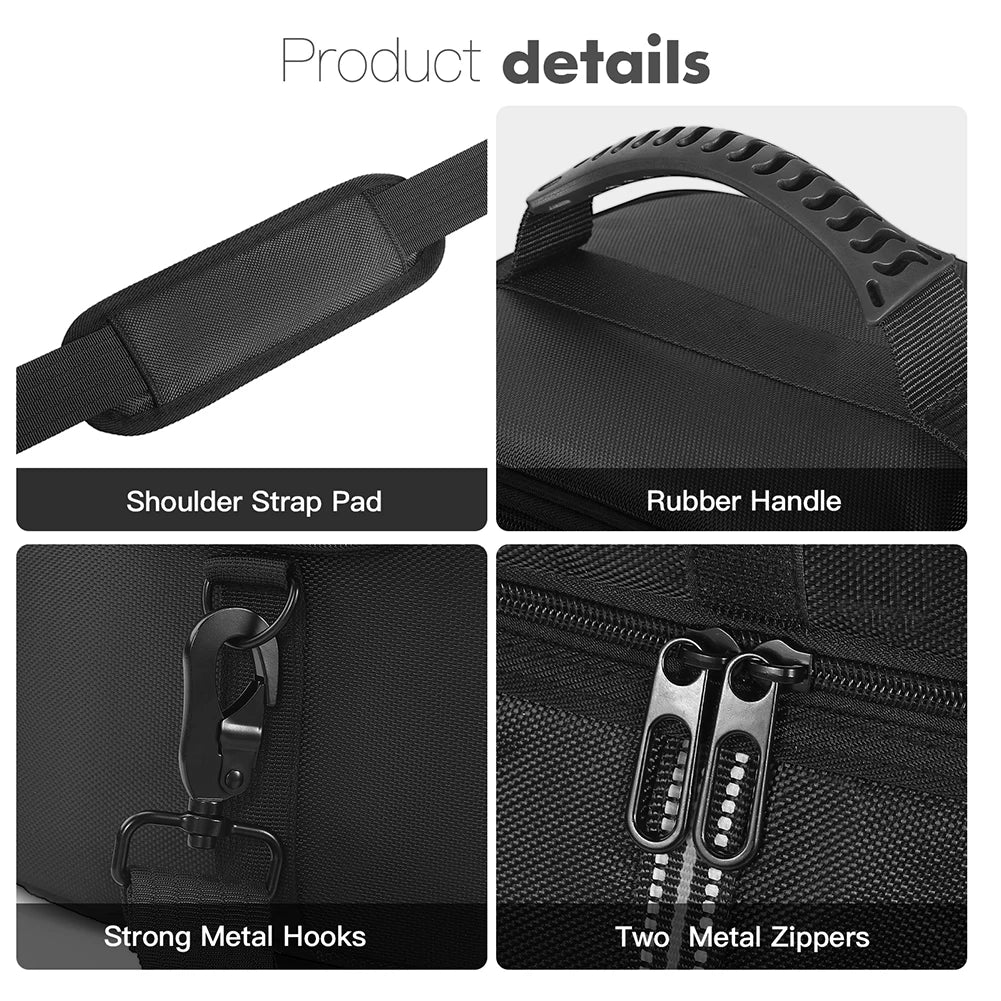 Portable Travel Case Waterproof Power Station Storage Case Protective Storage Bag for BLUETTI Solar Generator EB3A 268Wh LiFePO4