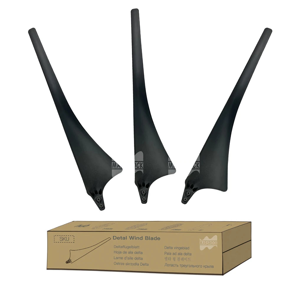 High Strength Carbon Fiber Wind Turbine Blades and 3 5 6 Wheel Hub Accessories, DIY Horizontal Wind Turbine Windmill Assembly