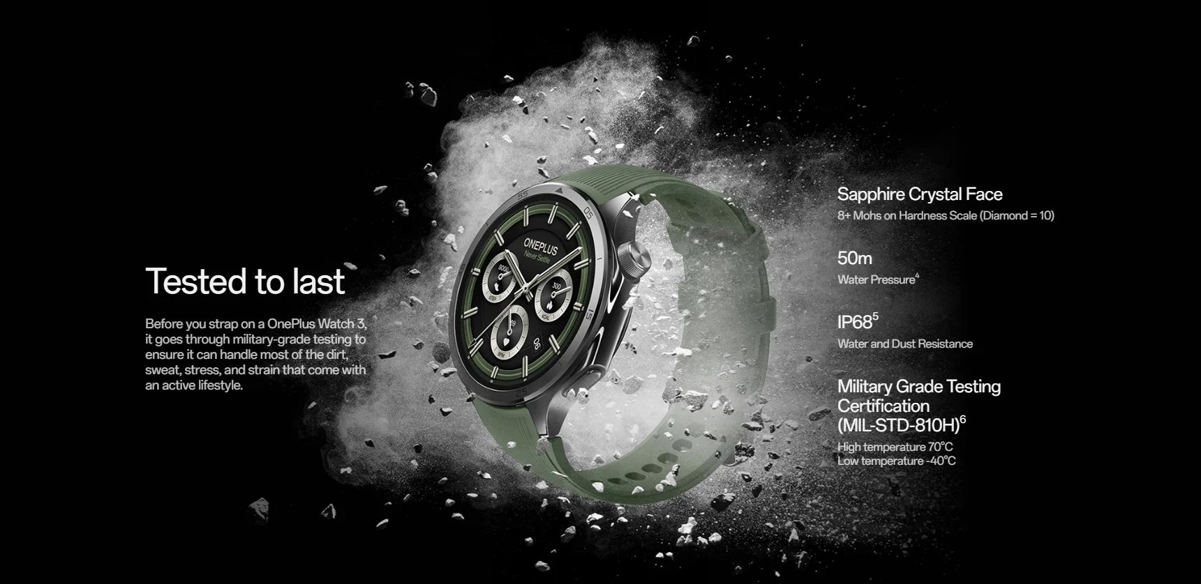 Global Version OnePlus Watch 3 Smart Watch 1.50inches LTPO  AMOLED Display Snapdragon W5 Processor Dual Frequency GPS Wear OS