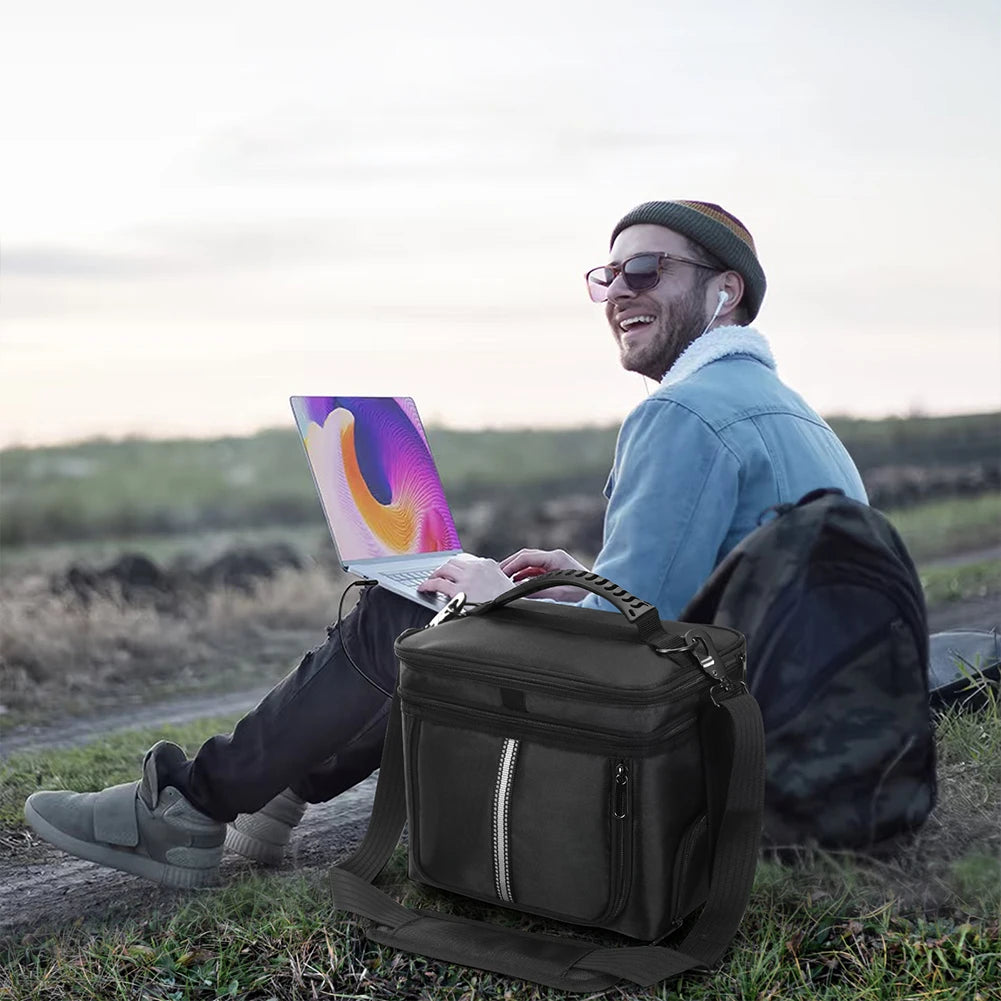 Portable Travel Case Waterproof Power Station Storage Case Protective Storage Bag for BLUETTI Solar Generator EB3A 268Wh LiFePO4