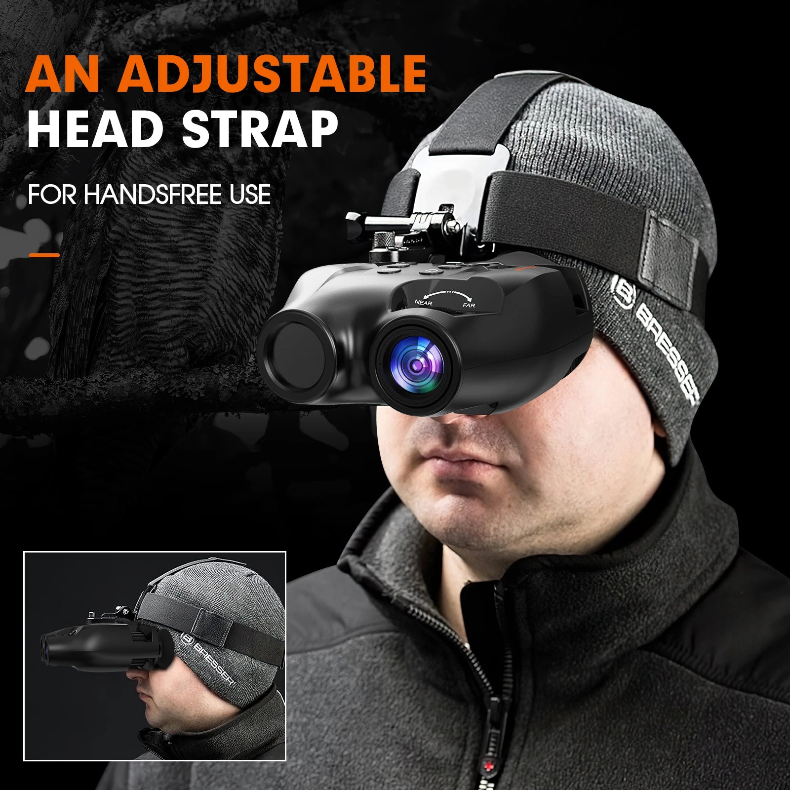 Gtmedia N4 Night Vision Binoculars Featuring Adjustable Brightness 5x Zoom And 1080p Video Recording For Outdoor Adventures